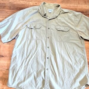 Y2K Carhartt Men's Button Down Shirt - Beige